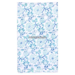 ผ้าอินเดียพิมพ์ลายดอกไม้ทำจากผ้าฝ้าย100% - Product Image 1