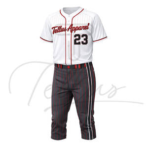 Tenue de baseball confortable et respirante, vêtements de sport à séchage rapide, uniformes de baseball à prix avantageux, qualité supérieure, couleur unie - Product Image 1