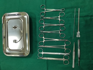 Ensemble d'instruments de chirurgie mineure ORTHO GENIX, 14 pièces, en acier inoxydable, certifié CE, pour petites interventions chirurgicales, usage clinique - Product Image 6