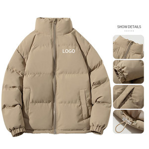Hot Sale Oversized Plus Size Men's Puffer Jacket Thick <b>Warm</b> Bubble Winter Coat Custom Logo OEM ODM Wholesale - Product Image 3