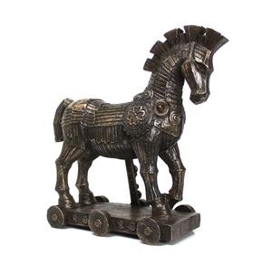 Diseño Veronese - Caballo de Troya Griego - Artesanía de Resina para Decoración del Hogar - Product Image 1