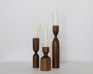 Portavelas de Madera Premium para Decoración de Mesa, con Forma Elegante, Construcción Duradera, Ecológico y Decoración Navideña - Product Image 6