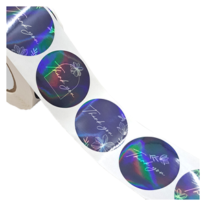 Pegatina holográfica láser impermeable gracias - Product Image 5