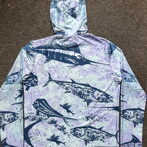 High Quality Custom Design <b>Sun</b> Protection UPF 50+ Breathable Quick Dry Spandex/Polyester Solid Long Sleeve Men Fishing <b>Shirt</b> - Product Image 5
