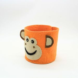 Handmade Monkey Felt <b>Storage</b> <b>Basket</b> - Product Image 4