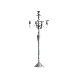 <b>Tall</b> Gold 5 Arm Candelabra Metal Candlestick Stand Dining <b>Table</b> Centerpiece Wedding Hotel Home Decor - Product Image 3
