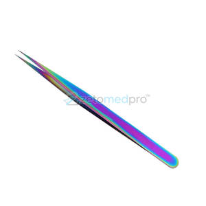 Pinzas de Acero Inoxidable con Punta Puntiaguda de Precisión, Herramienta para el Cuidado de Pestañas, Pinzas con Punta Puntiaguda, Herramienta de Belleza de Acero Inoxidable - Product Image 3