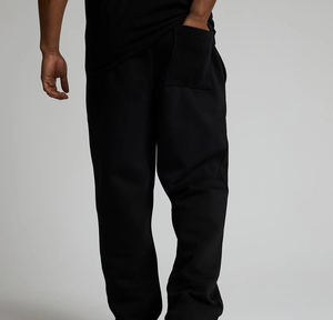 Pantalones Deportivos Casuales para Hombre con Bolsillos, Cintura Media, Pantalones de Chándal de Poliéster y Algodón, Pantalones Deportivos Rectos con Estampado - Product Image 2