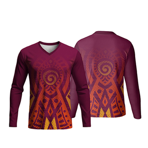Vêtements de sport personnalisés en jersey à manches longues par sublimation - Product Image 1