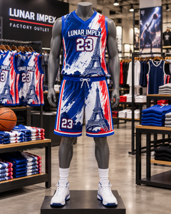 Ensemble d'uniformes de basketball personnalisés sublimés, respirants et à séchage rapide, maillot et short assortis, vêtements d'équipe personnalisés pour adultes unisexes - Product Image 4