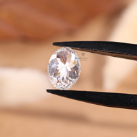 SHREERAJ SOLITAIRE Diamantes Sueltos Ovalados de Corte Portugués Cultivados en Laboratorio, 2CT, Color DEF, Claridad VVS2/VS1, Excelente IGI
