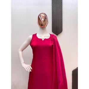 Conjunto de Traje de Fiesta para Mujer de Diseñador con Combinación de Top y Pantalón con Dupatta Ana - Product Image 3