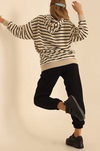 Unlined Eco-Friendly Waterproof <b>Woolen</b> Pullover Plus Size Hoodies for Women Long Sleeve - Product Image 2