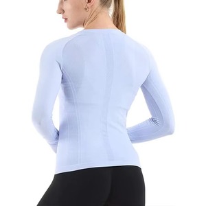 เสื้อรัดรูปแขนยาวสำหรับผู้หญิงแบบซับลิเมชั่นสำหรับ MMA ยี่ห้อส่วนตัว แห้งเร็ว ผลิตจากโรงงาน - Product Image 2