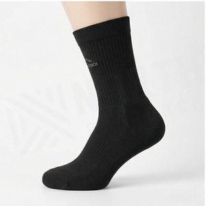 Chaussettes de sport respirantes bleues à motif géométrique pour adultes – Collection Printemps - Product Image 3