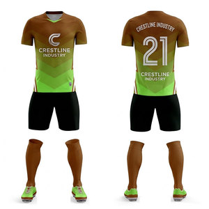 Custom Design Soccer Team Kit Football Jersey Shorts Set Athletic Sportswear OEM Football Jersey Set - Product Image 3