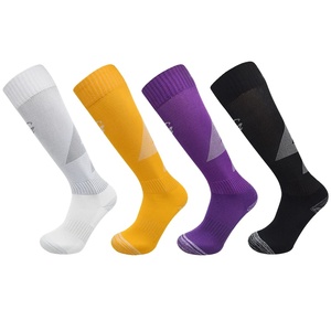 High Elastic Custom Logo Unisex Football <b>Socks</b> Wholesale White Black Blue Nylon <b>Socks</b> with High Quality Genuine Material - Product Image 1