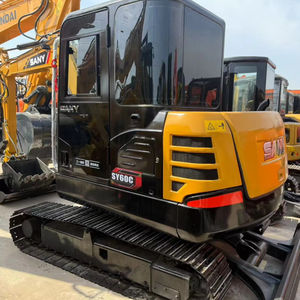 Oferta Especial: Excavadora Mini SANY SY60C Usada, Modelo 2020, Tipo Oruga, para Construcción, Agricultura, con Cucharón de 0.23m, Potencia de 36kw, 6000kg - Product Image 1