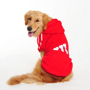 Sweat à capuche de luxe écologique de haute qualité pour chien, vêtements d'automne pour grands animaux de compagnie, vêtements personnalisés pour grands chiens Husky Labrador, fabricant - Product Image 1
