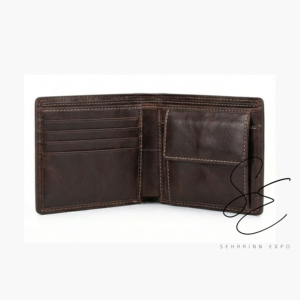 Genuine Leather Bifold Wallet for Men Handmade Tooled Leather Wallet Vintage <b>Slim</b> <b>Card</b> <b>Holder</b> RFID Minimalist Wallet Custom Logo - Product Image 5