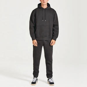 Ensemble survêtement homme nouveau design : sweat à capuche et pantalon de jogging avec cordon de serrage – Tenue de sport - Product Image 1