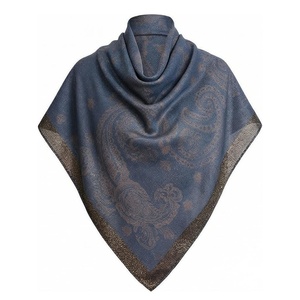 Pañuelo de Seda Cuadrado para Mujer, Elegante Estampado Paisley, Multifuncional, Accesorio de Moda para Todas las Temporadas - Product Image 1