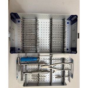 Broken Screw <b>Removal</b> Orthopedic Spine Instrument Kit Stainless Steel Surgical Tools With Sterilization <b>Box</b> CE Certified - Product Image 1
