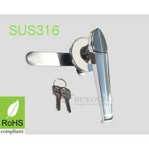 COMYOUNG Cerradura de manija de empuje de puerta y ventana de acero inoxidable de diseño elegante de 2017 - Product Image 1