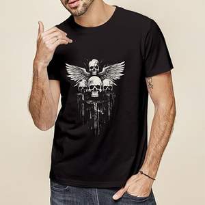 Camisetas Gráficas para Hombre, Manga Corta, 100% Algodón, Tela de Estambre, Impresión Personalizada, Transpirables - Product Image 3