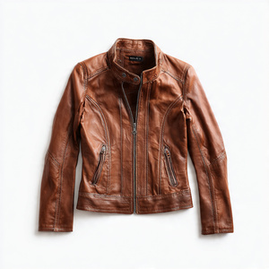 แจ็คเก็ตหนังคุณภาพพรีเมียม ดีไซน์หรูหราและเท่ห์สำหรับผู้หญิง - Product Image 3