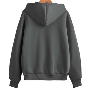 Sweat-shirt à capuche en molleton de coton personnalisé pour homme, confortable, écologique, épais, coupe classique, pull-over décontracté pour l'hiver - Product Image 2