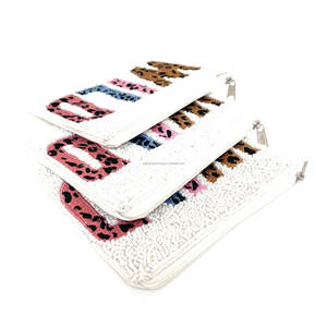 กระเป๋าคลัทช์ลูกปัดลายเสือดาวธรรมชาติ งานปักลูกปัดทำมือ ซิปปิด กระเป๋าสำหรับงานปาร์ตี้ ของขวัญสุดฮิต แฟชั่นทันสมัย สำหรับทุกเพศ  รับสั่งทำ - Product Image 6