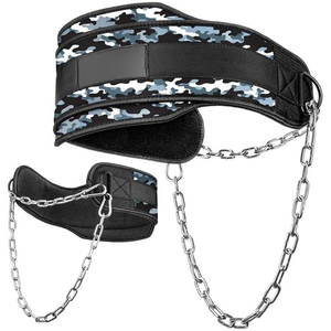 High Quality Adjustable Dip <b>Belt</b> for Weightlifting with Heavy Duty Steel <b>Chain</b> Customizable Training Support for Pull Ups Dips - Product Image 1