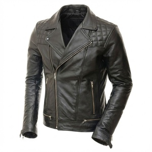 Gents Leather Jacket Slim Design Modern Fashion Trend Premium Quality Comfortable Durable Stylish Leather Jackets Outfit - Product Image 1