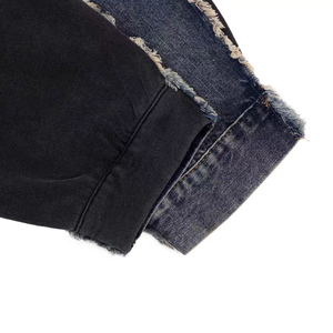 Chaquetas de Hombre a la Moda, Estilo Denim Desgastado con Roturas, Sudadera con Capucha, Moda Moderna y Elegante - Product Image 6