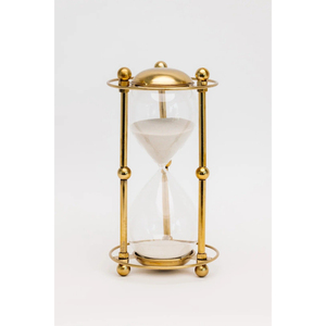 Handmade Antique Brass Hourglass <b>Sand</b> <b>Timer</b> Vintage Nautical Sandglass for Home Office Desk Decor Luxury Executive Gift - Product Image 1