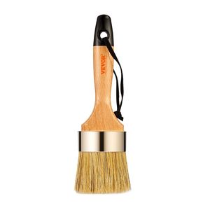 Set di 4 Pennelli in Nylon per Pittura a Cera, Pennelli per Pittura a Gesso per Mobili, per Acrilico, Pittura al Latte, Decorazioni per la Casa, Colori Naturali - Product Image 1