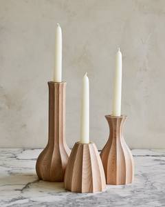 Modern <b>Rustic</b> Handmade Wooden Candle Holder & Stand for Christmas Home Decor Meditation/Yoga Rooms - Product Image 2
