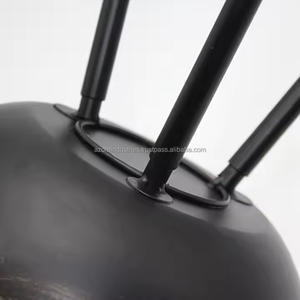 Modern Metal <b>Planter</b> Black <b>Gold</b> <b>Planter</b> With Flower Pattern for Indoor Home and Outdoor Garden Decoration by Azora industries - Product Image 5