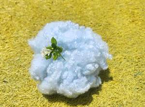 Fibra de Poliéster Reciclada Blanca de Vietnam, Sin Silicona, 15D 32/64mm, Antiestática, Antidistorsión, Hilado Hueco Conjugado - Product Image 6