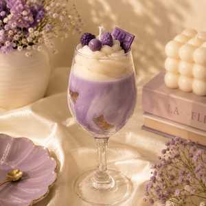เทียนหอมกลิ่นขนมหวานวิปครีมจากขี้ผึ้งถั่วเหลืองพรีเมียม ปลอดภัยสำหรับเครื่องล้างจาน ตกแต่งบ้านสไตล์โมเดิร์น กลิ่นอโรมาเธอราพี - Product Image 5
