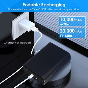 Batteria di ricambio per abbigliamento riscaldato da 20000mAh 5V 2A, Power Bank per giacche, gilet, pantaloni, guanti, sciarpe e scaldamani riscaldati DC 7.4V 2A - Product Image 6