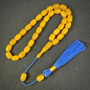 Cuentas de Tasbih Islámicas de Resina Hechas a Mano, Contador de Oraciones Musulmán, Regalo de Eid con Temática de Ángel, Técnica de Fundición de Uttar Pradesh - Product Image 1