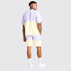 Conjunto de Camiseta y Pantalones Cortos de Verano para Hombre, Estilo Artístico, de Alta Calidad, 100% Algodón, Secado Rápido, Transpirable, Nueva Llegada - Product Image 2