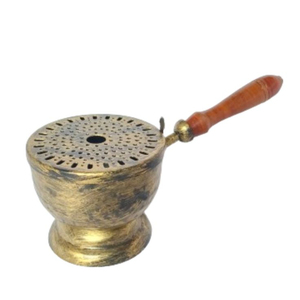 Stainless Steel Incense Burner With Sandalwood Handle Aromatherapy <b>Diffuser</b> For Home Decor All Season Use - Product Image 6