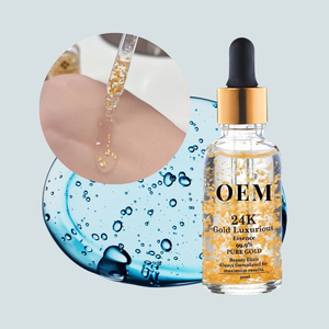 Suero de Oro de 24K al por Mayor, con Ceramida, Hidratante, Antiarrugas, para el Cuidado Facial, Mejora la Resiliencia de la Piel, Proporciona un Suero de Lujo para el Cuidado de la Piel - Product Image 1