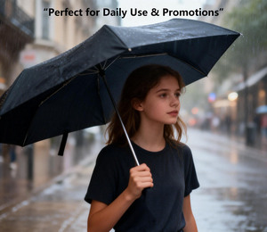 Sombrilla Compacta y Ultraligera de 6 Varillas, Protección Solar para Sol y Lluvia - Product Image 3