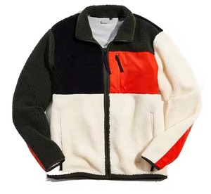 Nouveautés : Vestes polaires en sherpa doux pour homme, coupe ample, style streetwear décontracté, avec logo personnalisé, en vente - Product Image 1