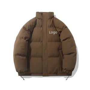 Wholesale Men's <b>Winter</b> Outdoor Warm Breathable Zipper Customized Logo Fashionable Casual Down <b>Jackets</b> - Product Image 3