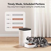 Distributeur automatique de nourriture pour chat PETLIBRO avec programmation de l'horaire d'alimentation, enregistrement vocal et distribution intelligente des aliments